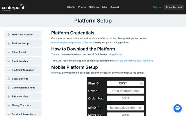 CenterPoint Securities official site