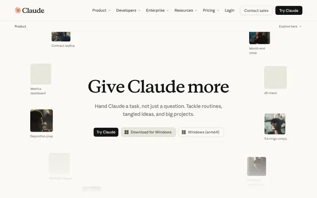 Claude Pro official site