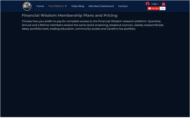 Financial Wisdom breakout scanner official site