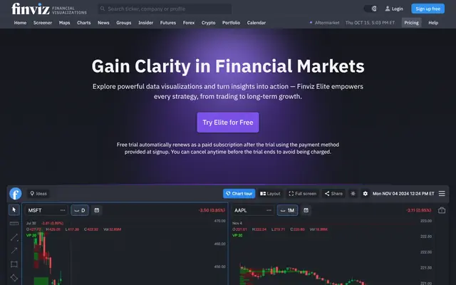 Finviz Elite official site