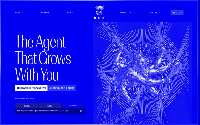 Hermes agent on a Hostinger VPS official site