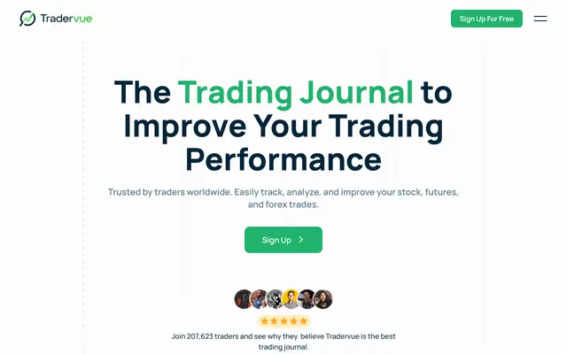 Tradervue Gold official site