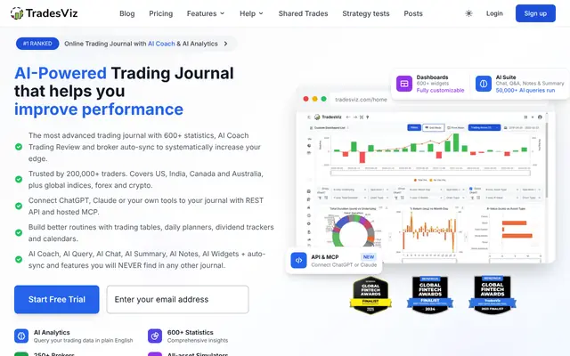 TradesViz Pro official site